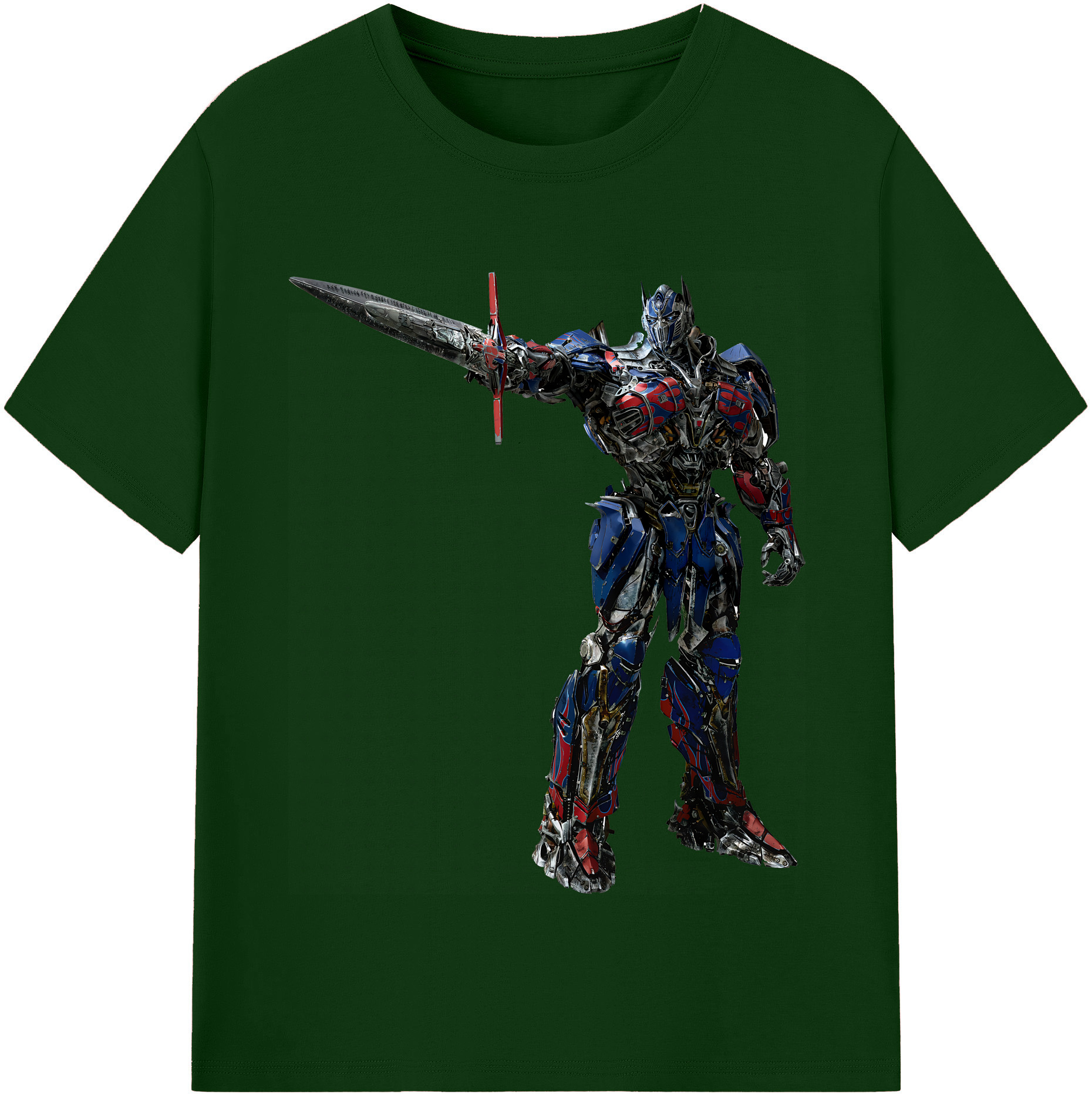 （画像用） Transformers トランスフォーマー 綿100％半袖Tシャツ（フロントプリント）